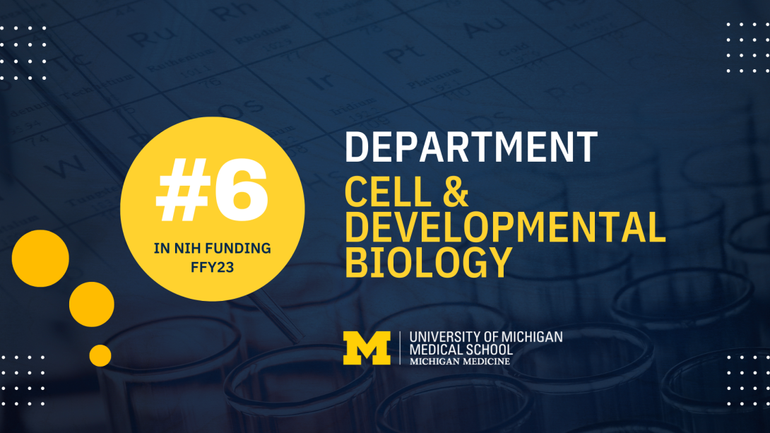 Department of Cell & Developmental Biology University of Michigan